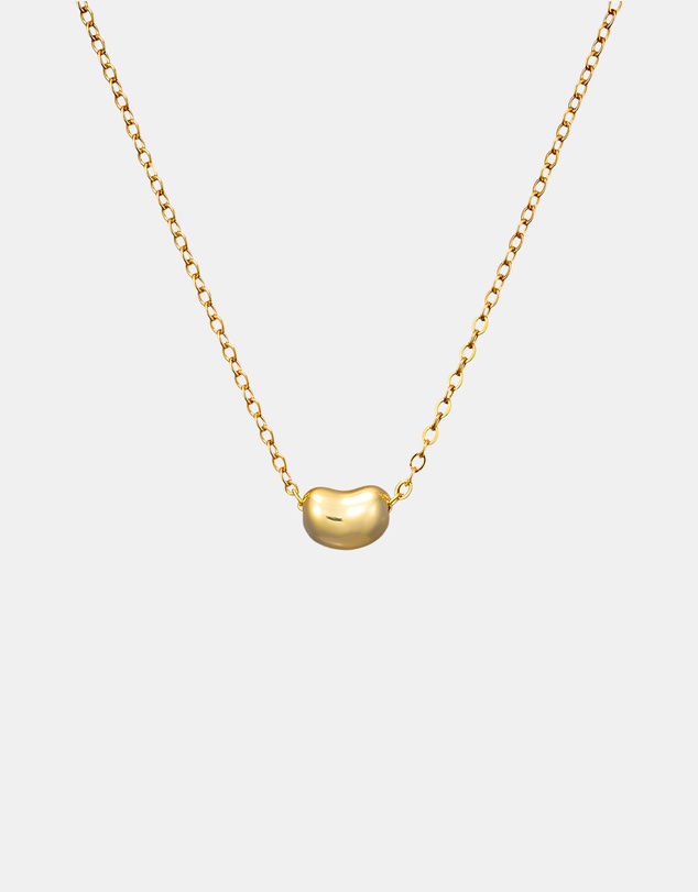Zoe Olivia - 14K Gold Vermeil Bean Necklace