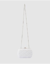 Olga Berg - Claire Faux Pearl Clutch