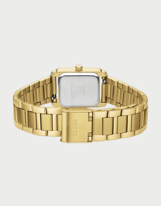 Cluse - CLUSE Anglée, Steel, White, Gold Colour