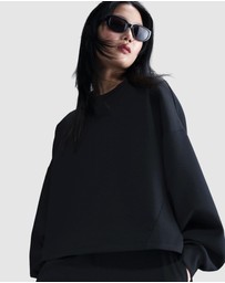 Nike - 24.7 ImpossiblySoft Dri-FIT Oversized Crew-Neck Top