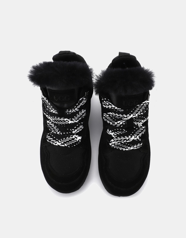 AusWooli Ugg Boots - Hamilton Sheepskin Wool Urban Chic Lace Sneakers