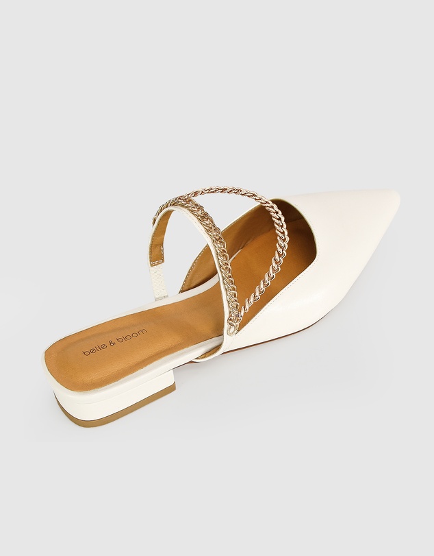 Belle & Bloom - On The Go Leather Flat