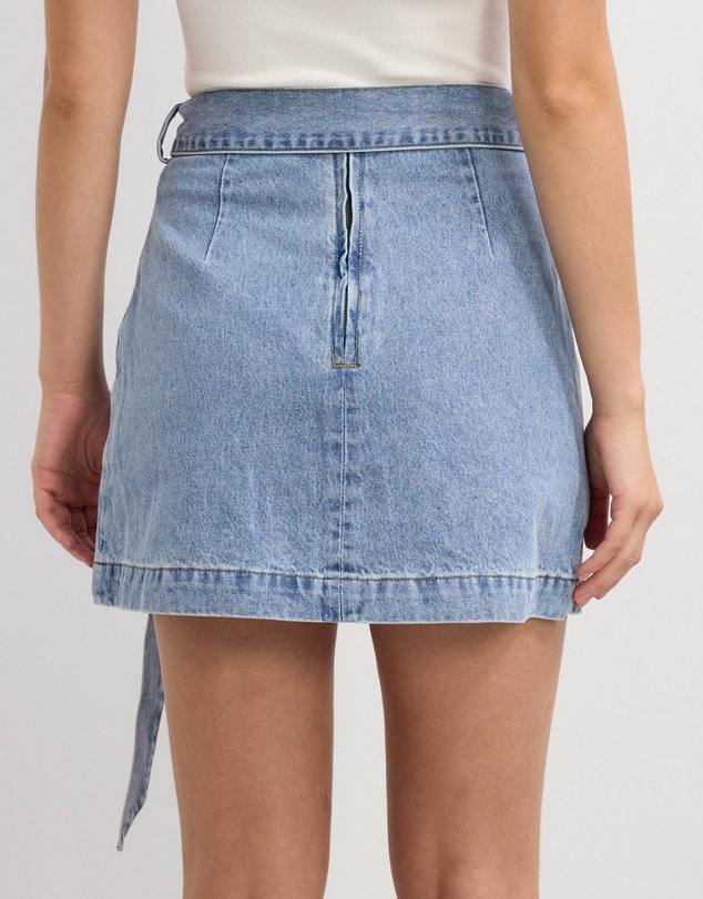 The Fated - Carlotta Denim Mini Skirt