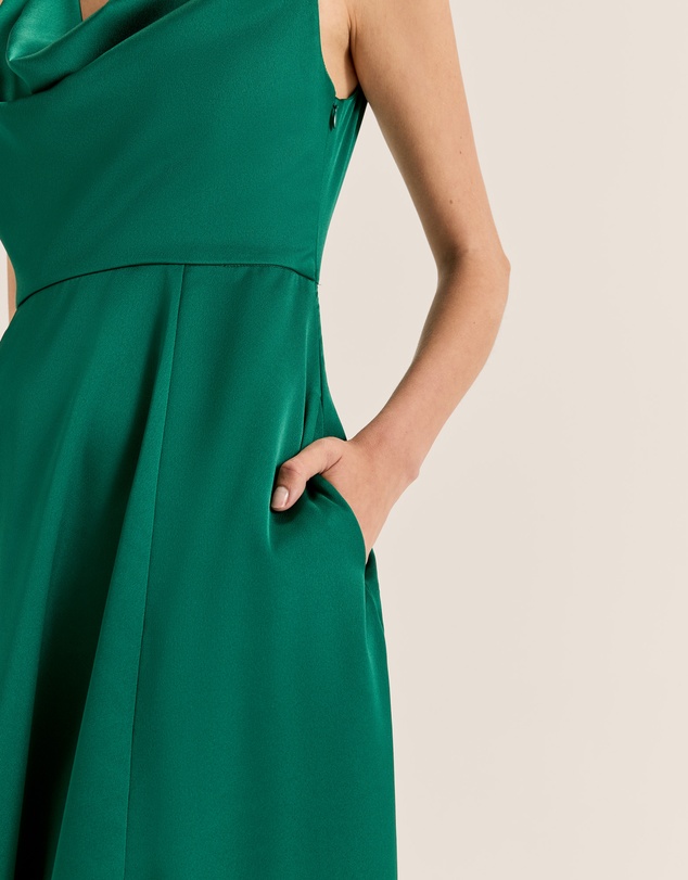 Review - Montague Cowl Neck Dress