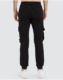 Nena & Pasadena - F150 Slim Nylon Cargo Joggers