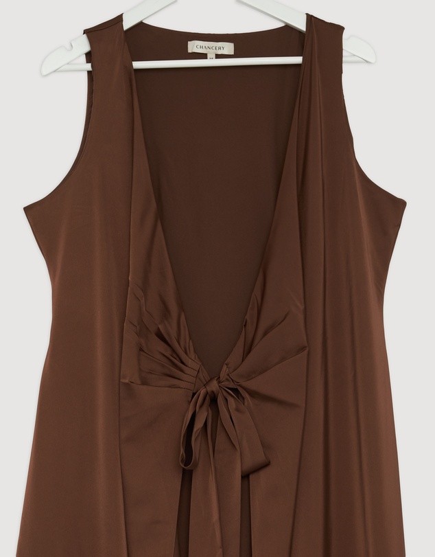 Revibe - Repaired CHANCERY Lani Sleeveless Wrap Maxi Dress - AU 16