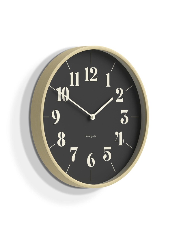 Newgate - Newgate Mr Clarke Clock Pale Wood Reverse Hopscotch Dial