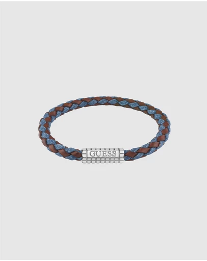 GUESS - Guess Logo Leather Bracelet