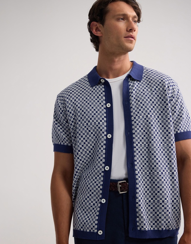 Oxford - Jacob Jacquard Polo