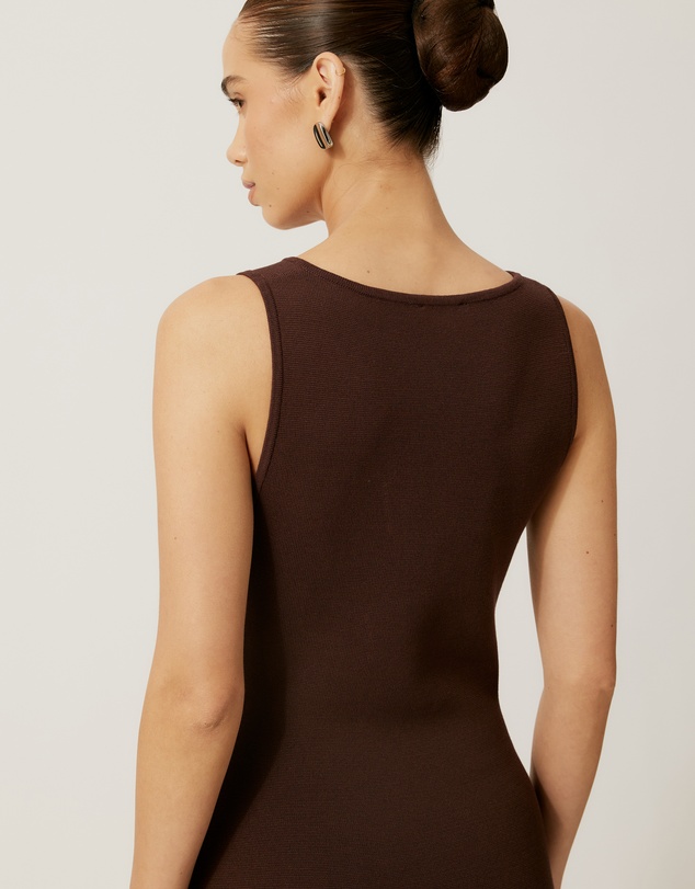 Tussah - V-Neck Knit Dress