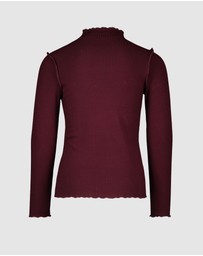 Like FLO - Long Sleeve Rib Turtleneck Tee - Kids-Teens