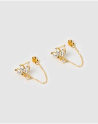 Izoa - Bronte Drop Stud Earrings