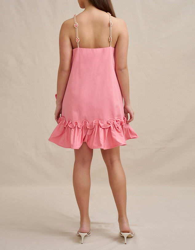 BY JOHNNY. - Verona Rope Frill Mini Dress