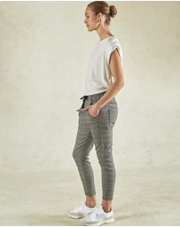 DRICOPER DENIM - Active Vintage Cobalt Check Jeans