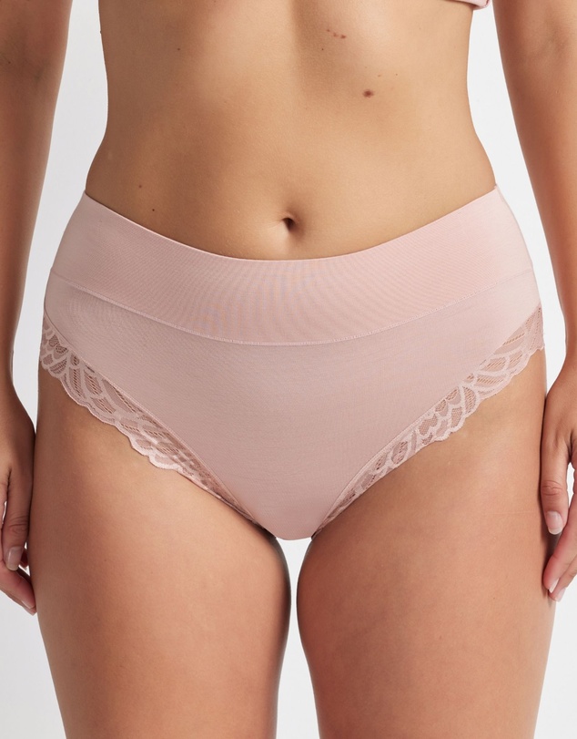 Kayser - 2 Pack Comfort Band Lace Trim Mid Rise
