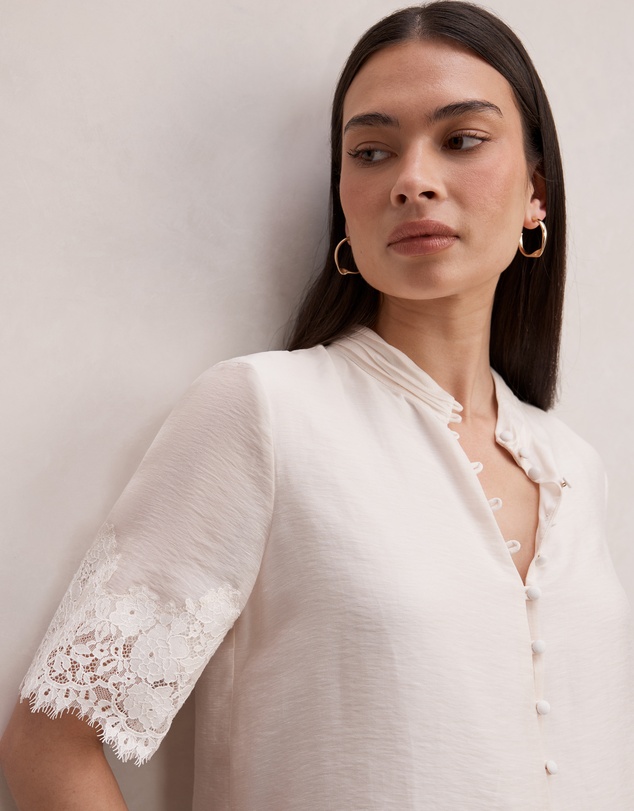 Forever New - Ana Lace Detail Blouse