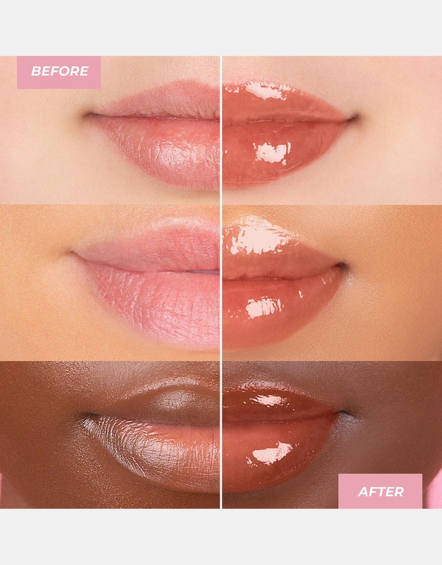 MCoBeauty - Lip Plump 4-in-1 Hydrating Lacquer - Luella (Nude Melon)