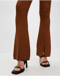 Third Form - Hooked In Knit Flare Pants