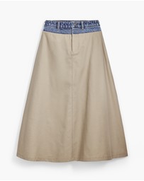 Desigual - Long flared skirt