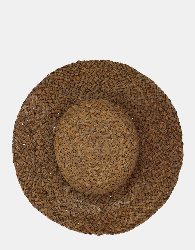 Morgan & Taylor - Catalina Braided Raffia Boater Brown