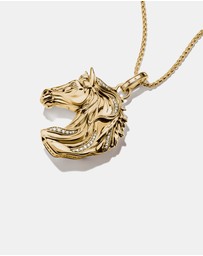 THOMAS SABO - THOMAS SABO Gold Horse Pendant with Zirconia