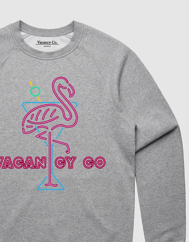Vacancy Co - Flamingo Club Crewneck - Youth