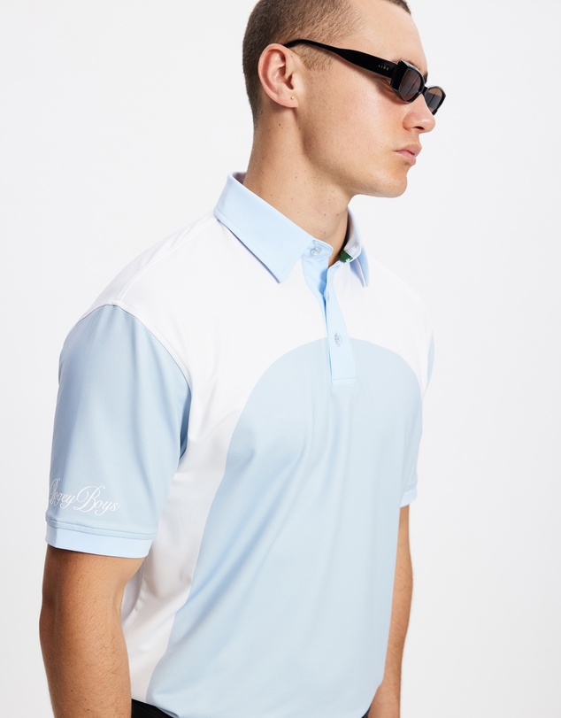 Bogey Boys - Curved Block Athletic Polo