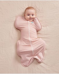 Love to Dream - Swaddle Up™ 1.0 TOG Cotton Powder Pink Twinkle