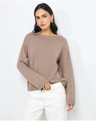 AERE - Nika Cotton Cashmere Knit Jumper