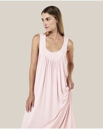 Papinelle - Kate Modal Soft Pleat Front Maxi Nightie