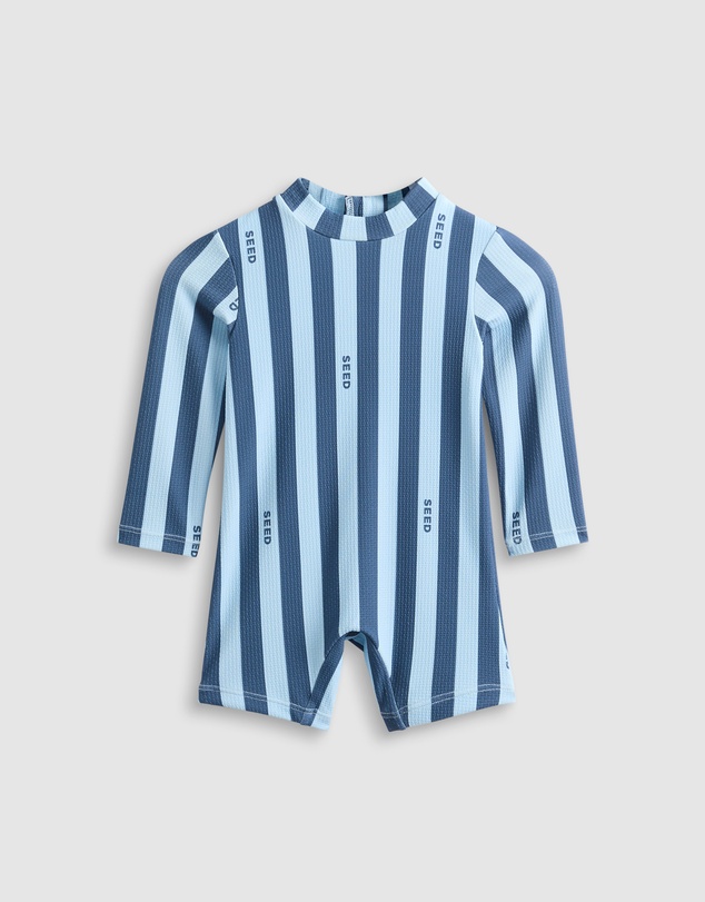 Seed Heritage - Stripe Logo Swimsuit
