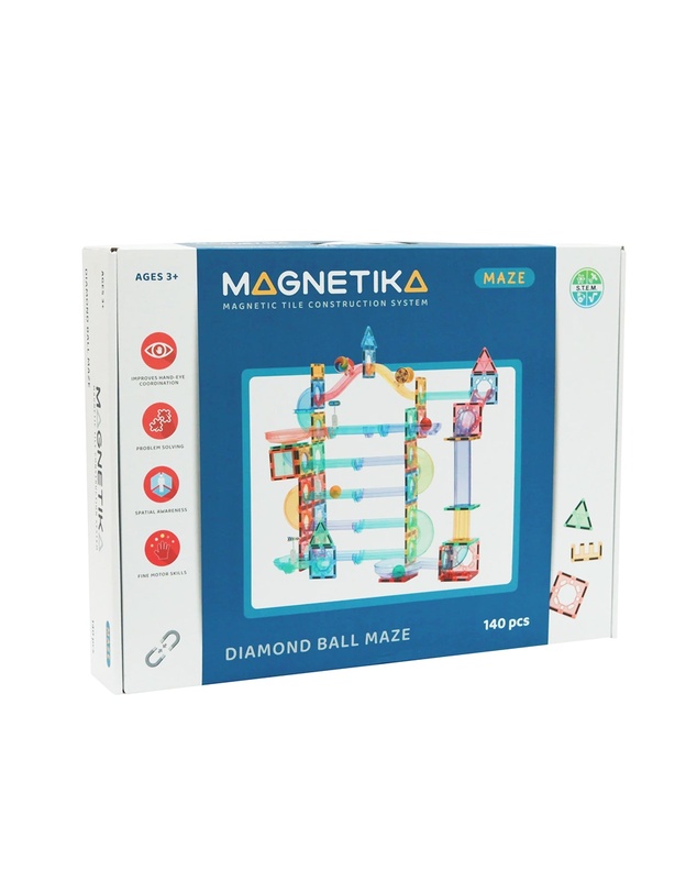 Magnetika - Diamond Ball Maze 140pcs