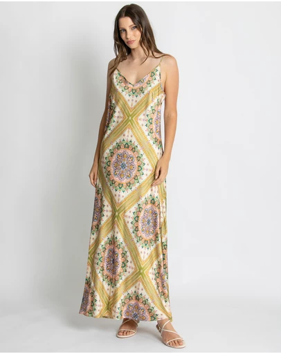 KACHEL - Abigail Slip Maxi Dress