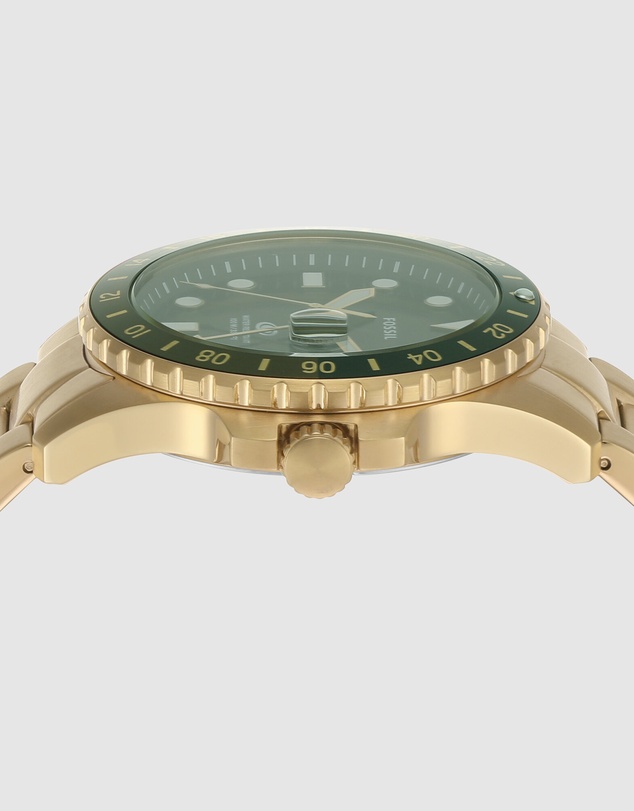 Fossil - Fossil Blue Dive Gold Tone Analogue Watch
