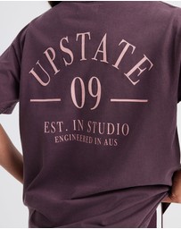 Upstate - Thrive Tee - Washed Merlot