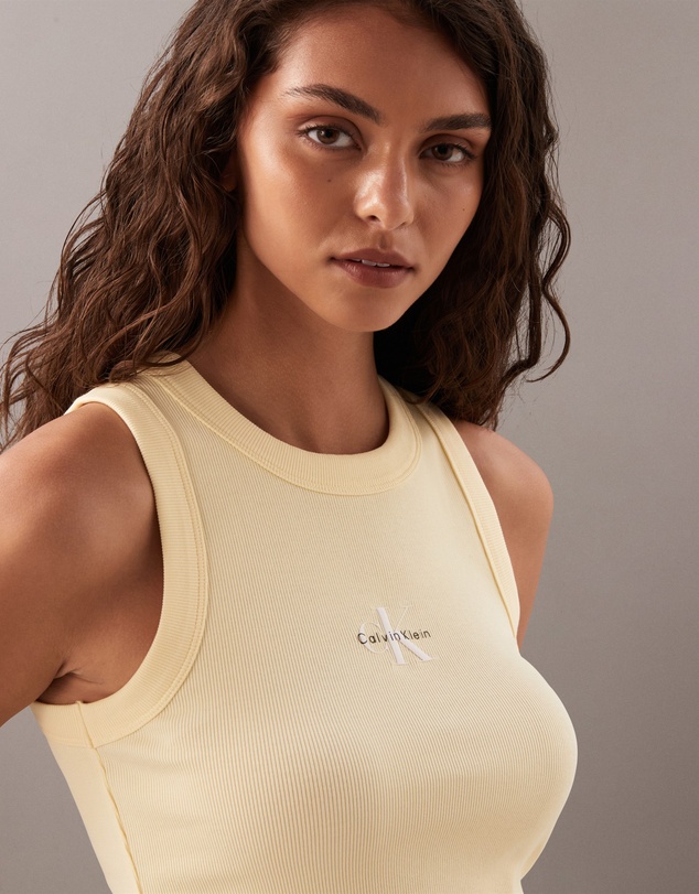 Calvin Klein Jeans - Monologo Rib Tank Top