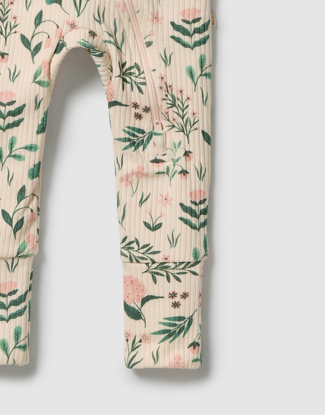 Wilson & Frenchy - Organic Zipsuit with Feet - Babies