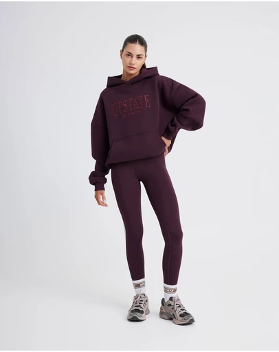 Upstate - Off-Duty Hoodie - Merlot