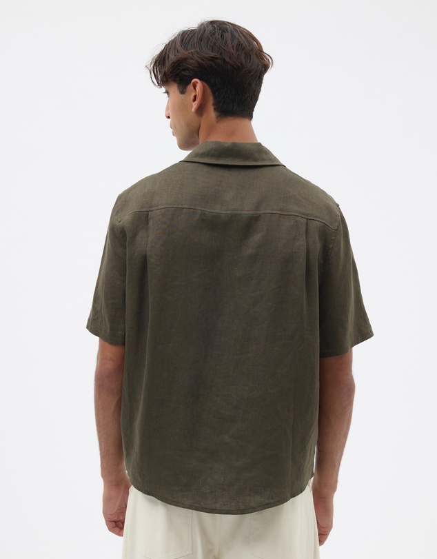 AERE - Euro Resort Linen SS Shirt