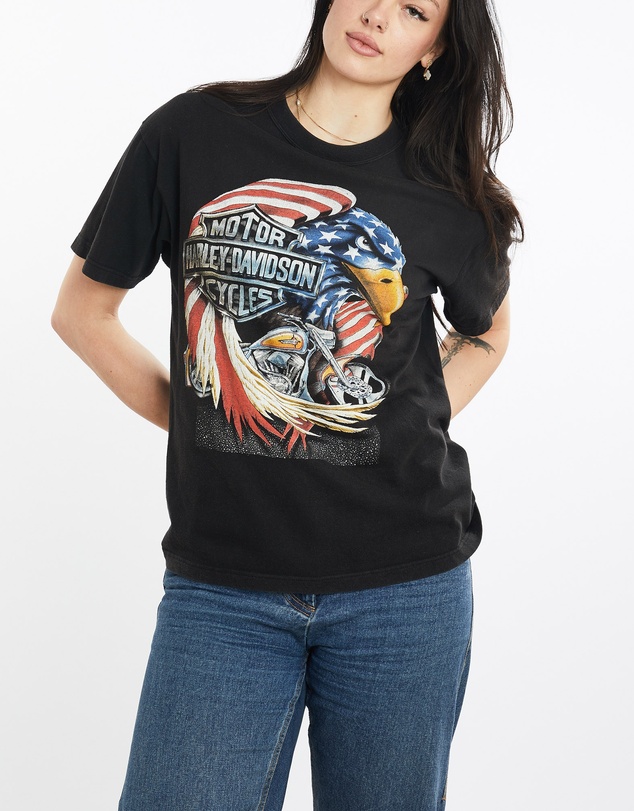 Vintage by The Real Deal - Pre Loved - Vintage 90s Harley Davidson Tee
