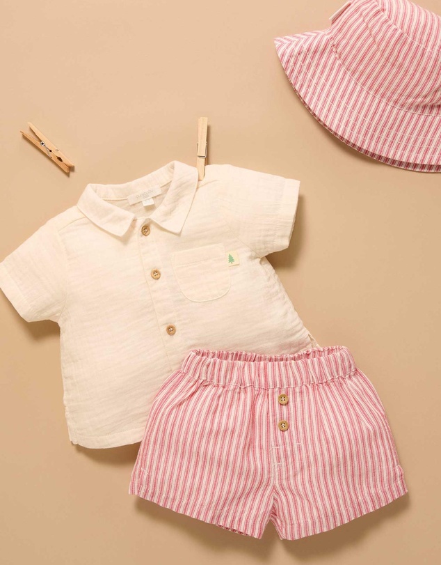 Purebaby - Striped Set -Kids-Babies