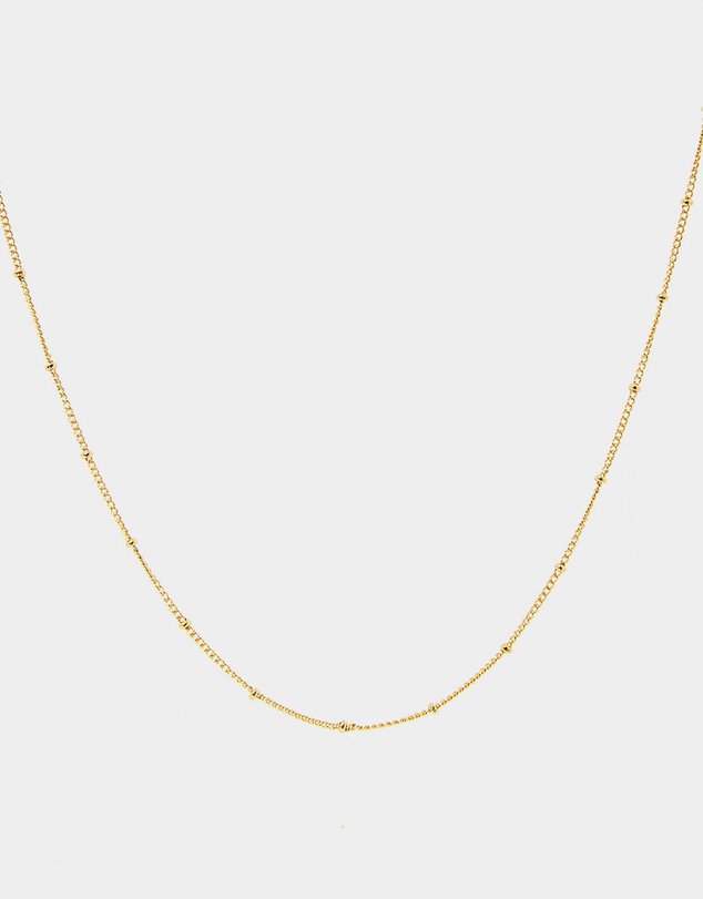 Forcast - Nyra 16k Gold Plated 2pc Necklace Set