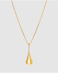 Najo - My Silent Tears Yellow Gold Necklace