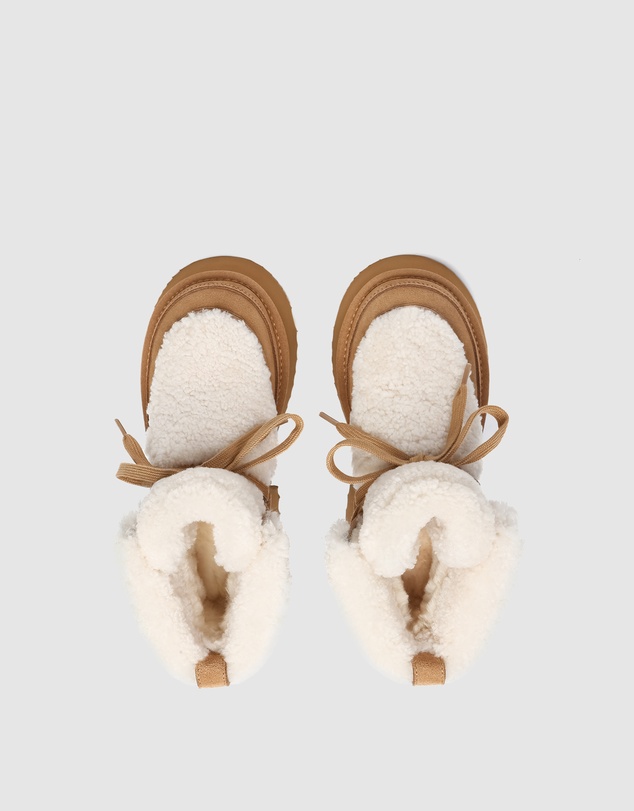 EVERAU - Australian Shepherd Ugg Bumpy Cow Suede Upper Fashion Boots