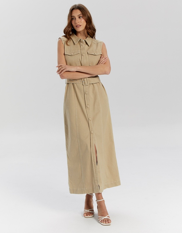 Y.A.S - Kamina Denim Midi Dress