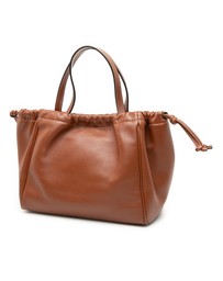 Pre-Loved by Azura Reborn - Pre-Loved Small Calfskin Cuir Triomphe Cabas Drawstring Satchel
