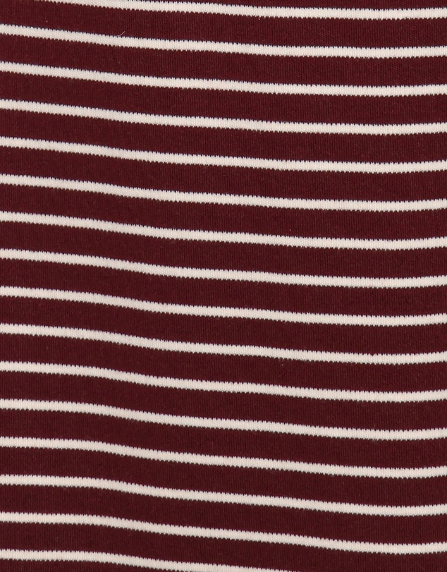 Petal & Pup - Wilda Knit Pant - Burgundy Cream Stripe