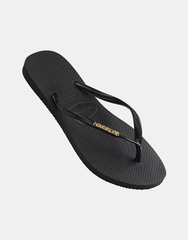 Havaianas - Slim Metal Logo Thongs - Women's