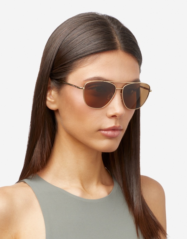 Hawkers Co - HAWKERS - Polarized Gold Olive LAX Sunglasses for Men and Women UV400