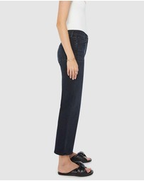 MOTHER - The Mid Rise Zip Rambler Ankle Jeans